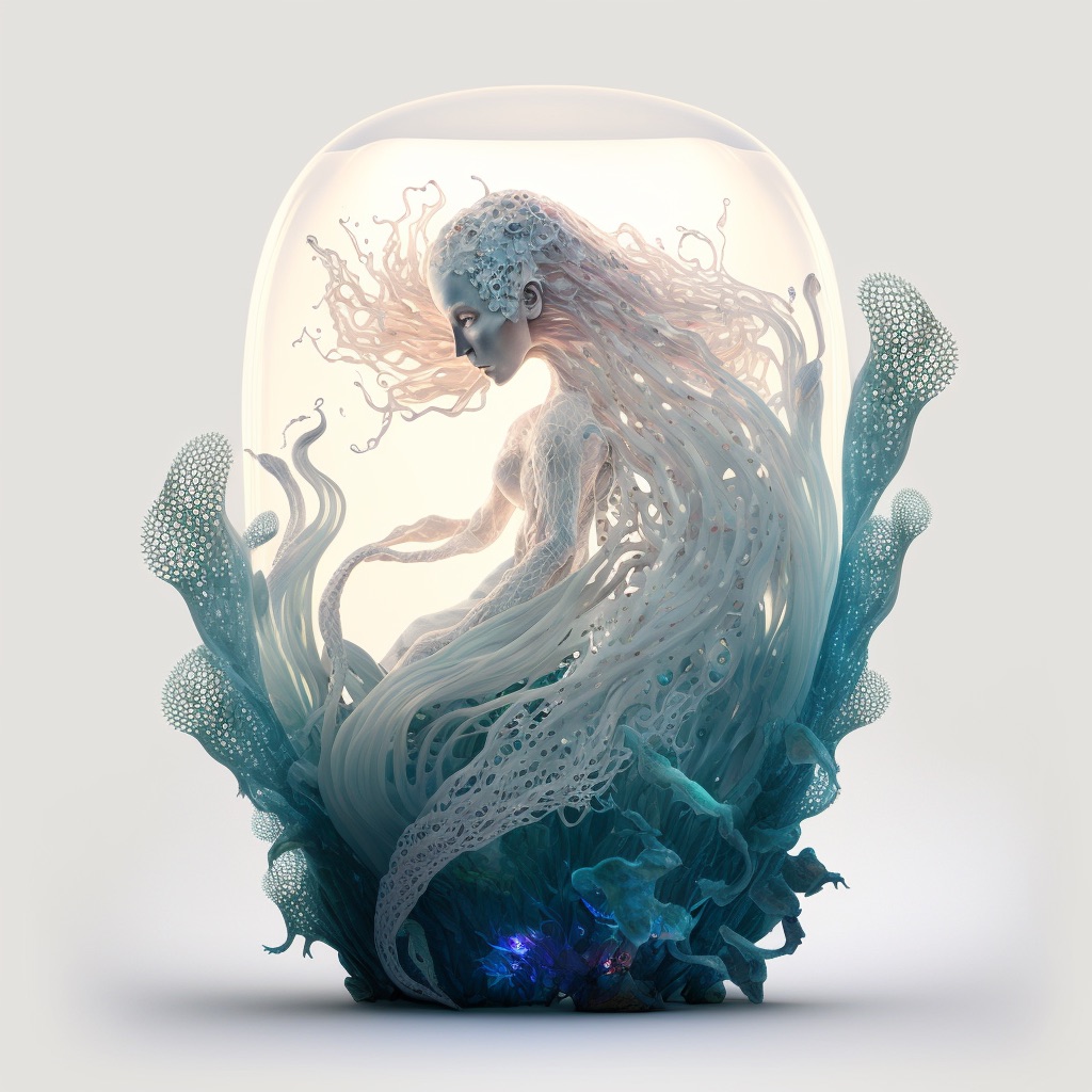 Mermaid creature card art